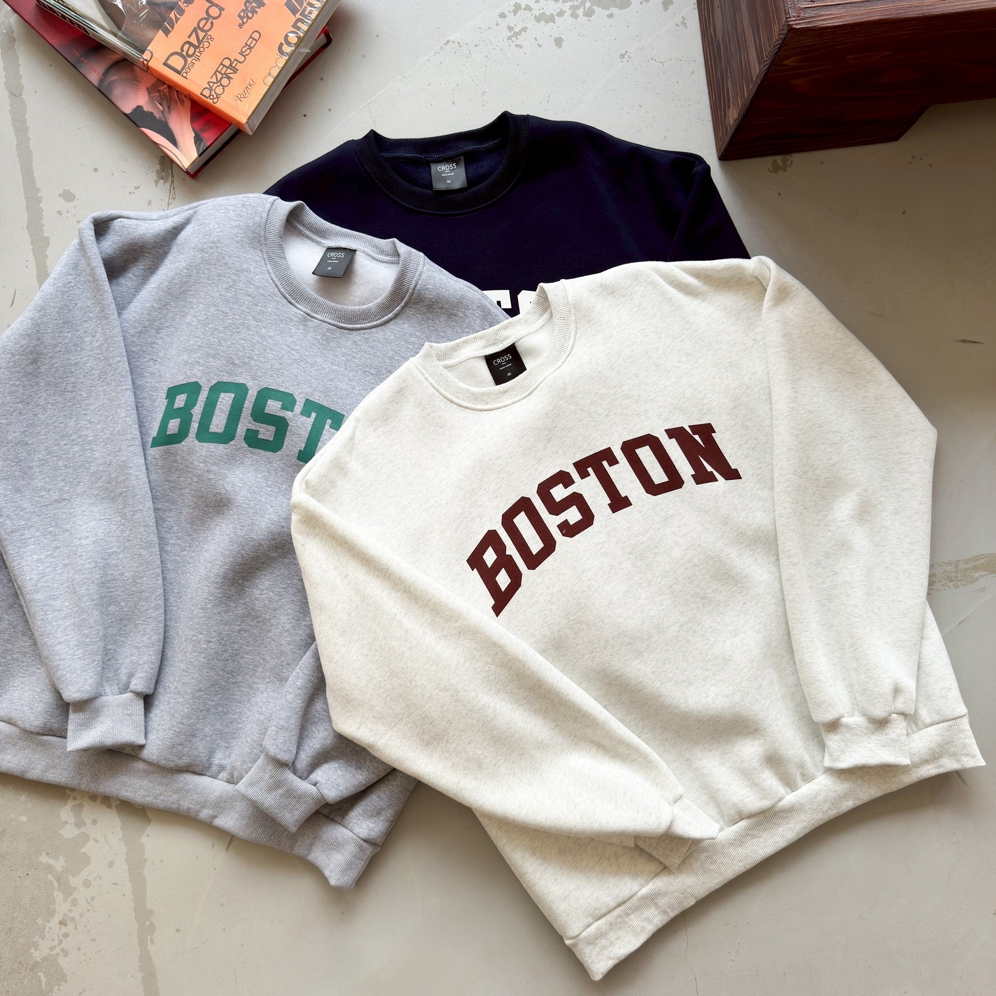 #C449 Boston Print Sweatshirt