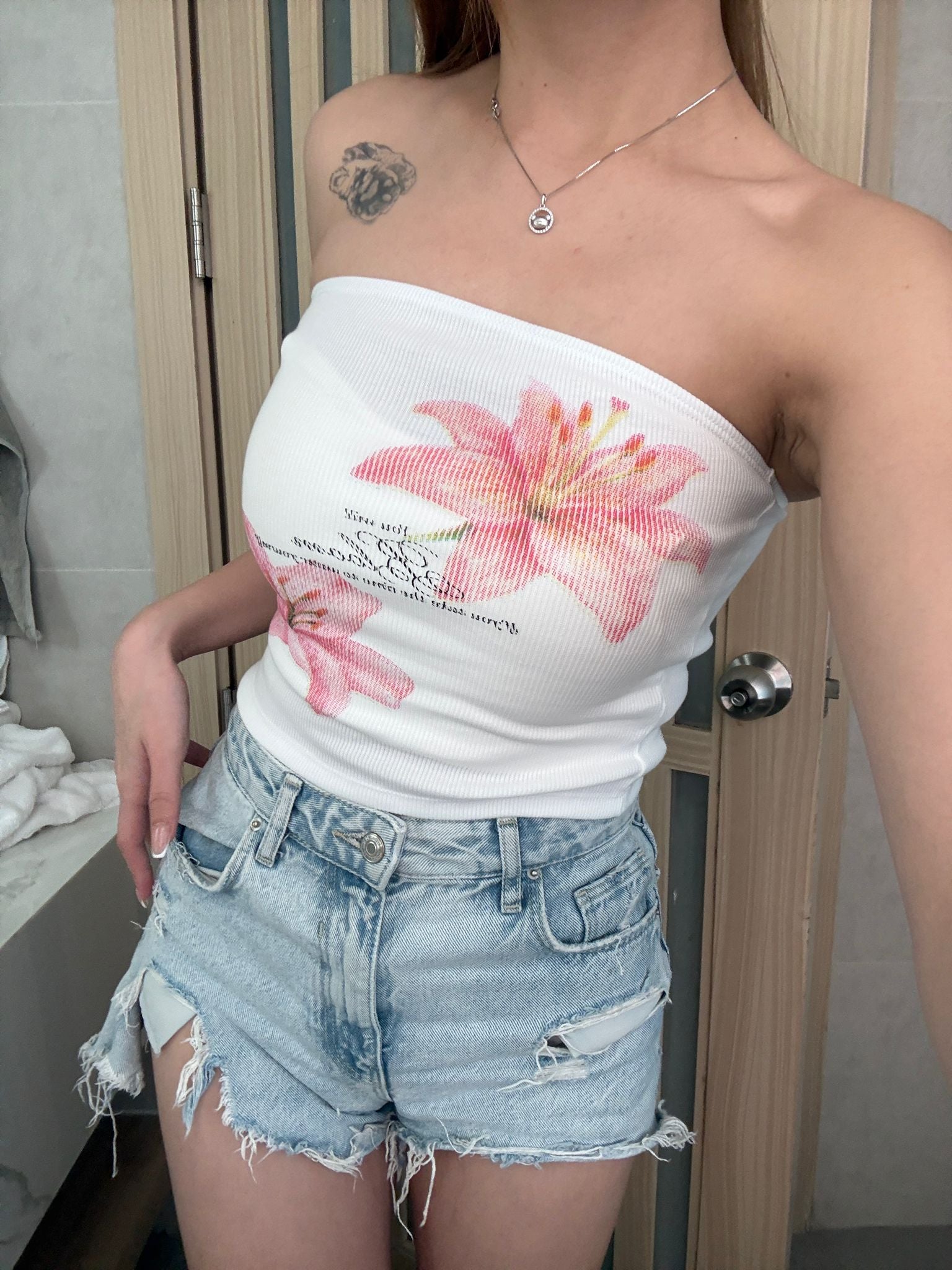 #THSB03 花花Tube Top