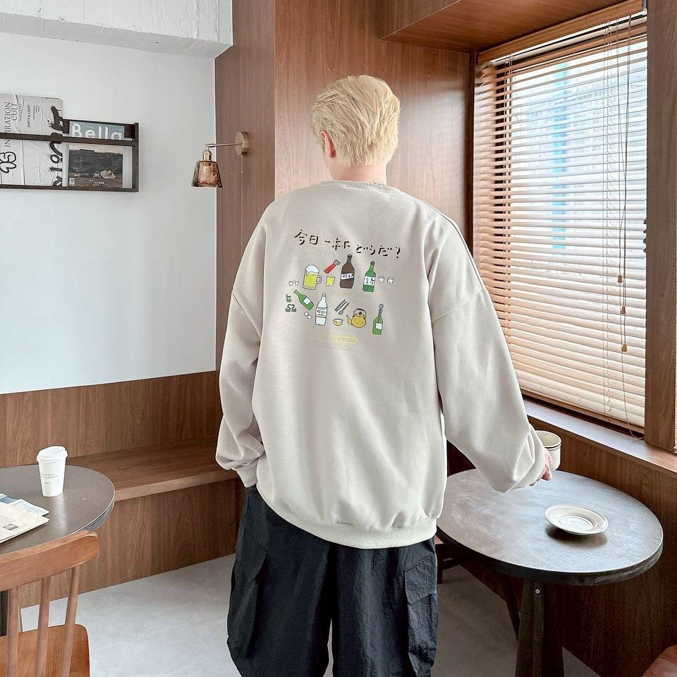 #C424 Alcohol Cartoons Sweater