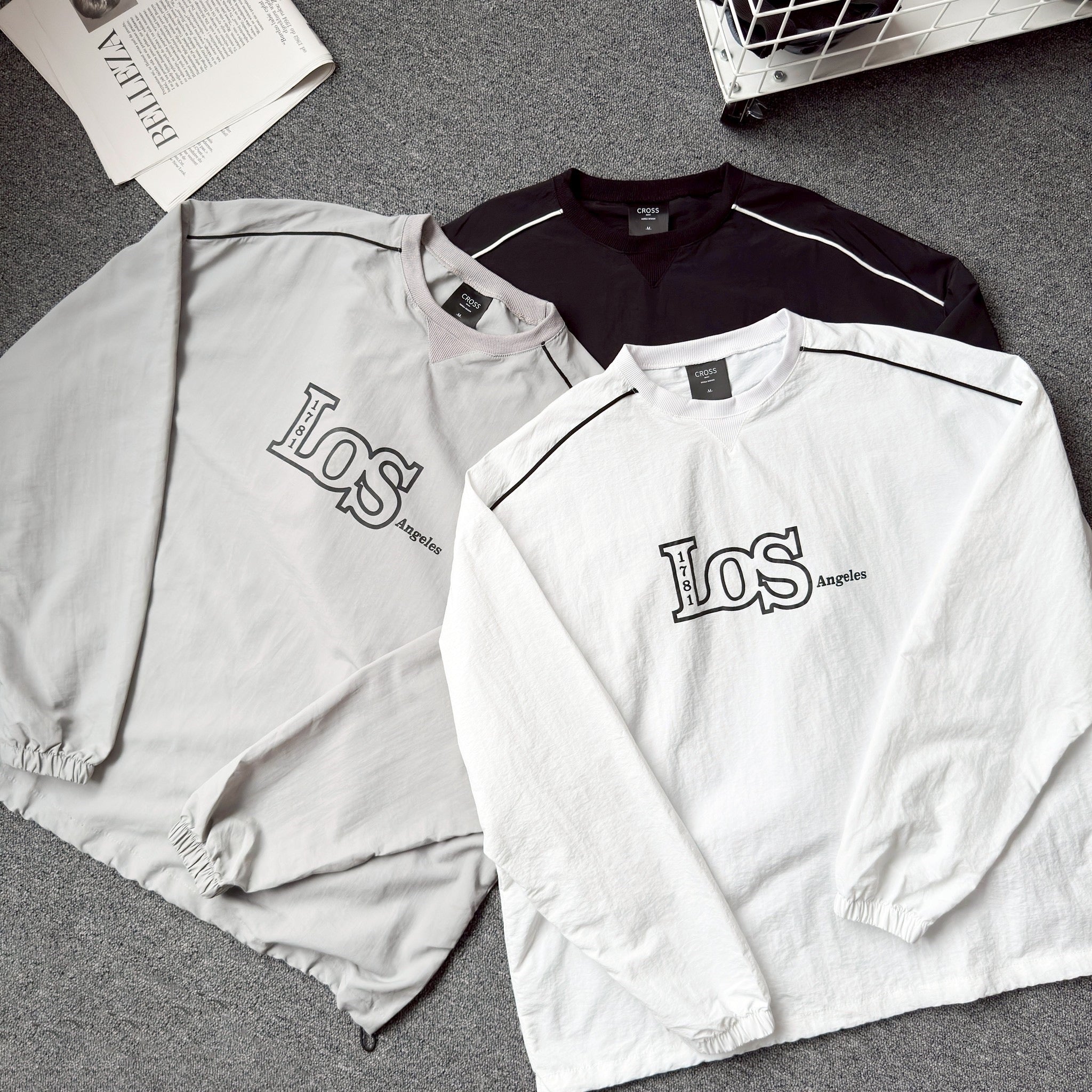 #C418 Los Angeles Topstitch Long Sleeved Tee