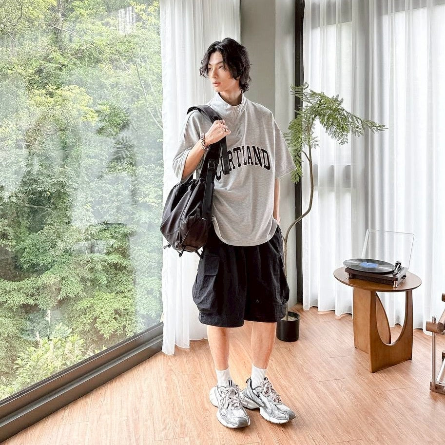 #C516 Courtland Zipper T-shirt