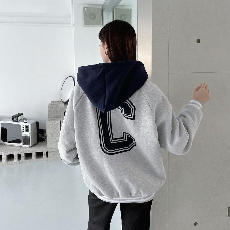 #C437 Letter C Baseball Jacket