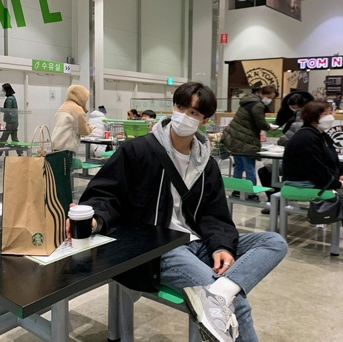 #C434 High-neck drawstring Jacket