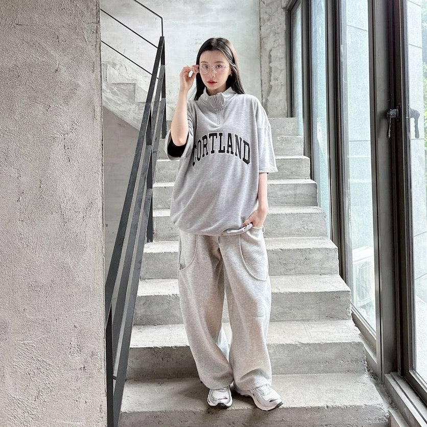 #C516 Courtland Zipper T-shirt