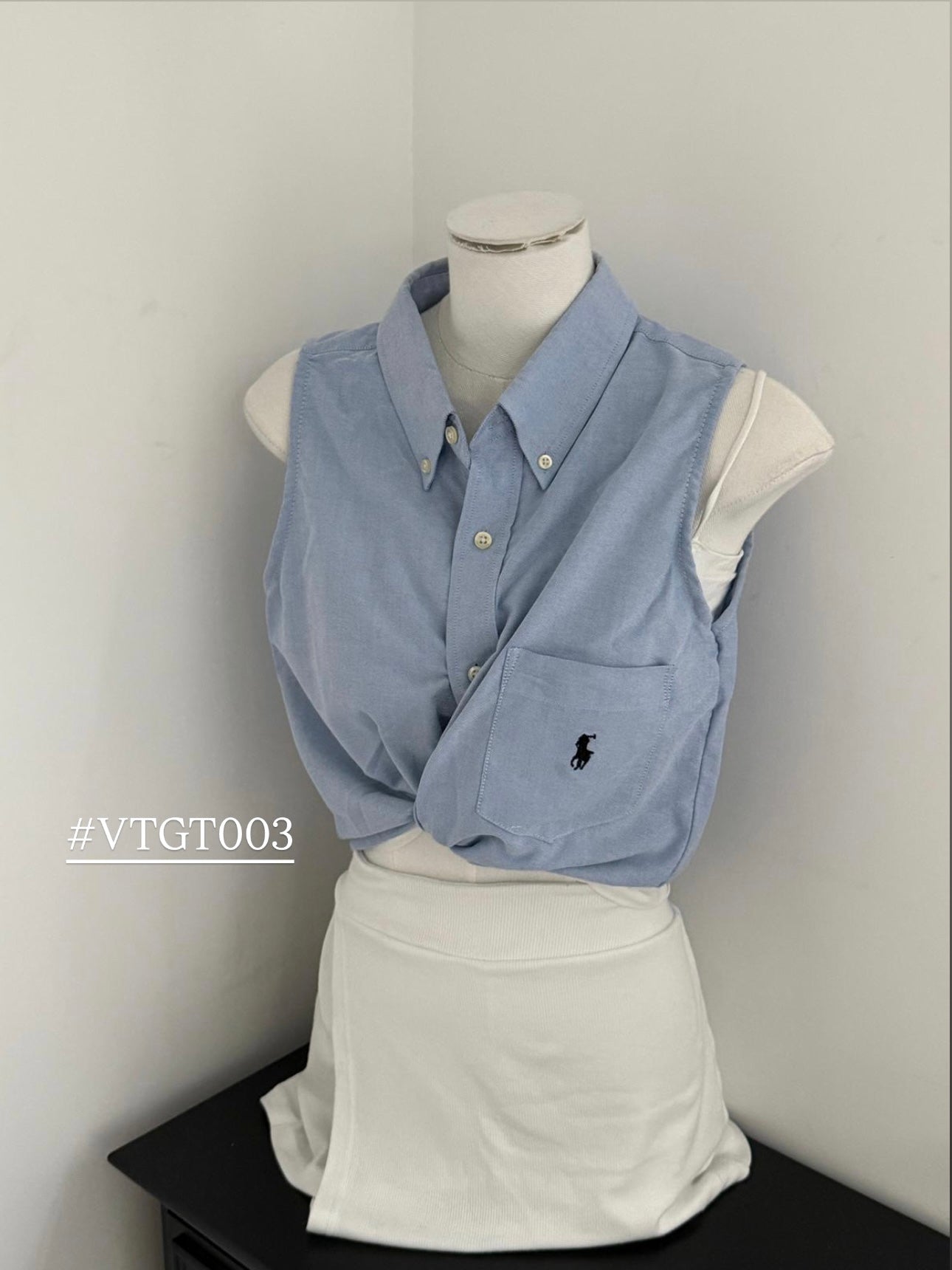 #VTGT Vintage Remake Polo Tank￼
