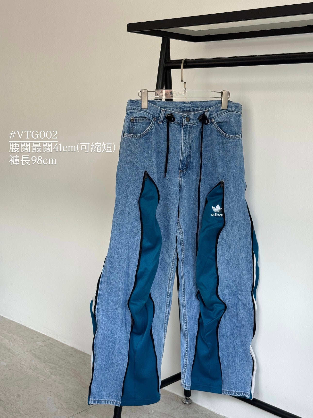 #IS60 复古拉链复刻牛仔布