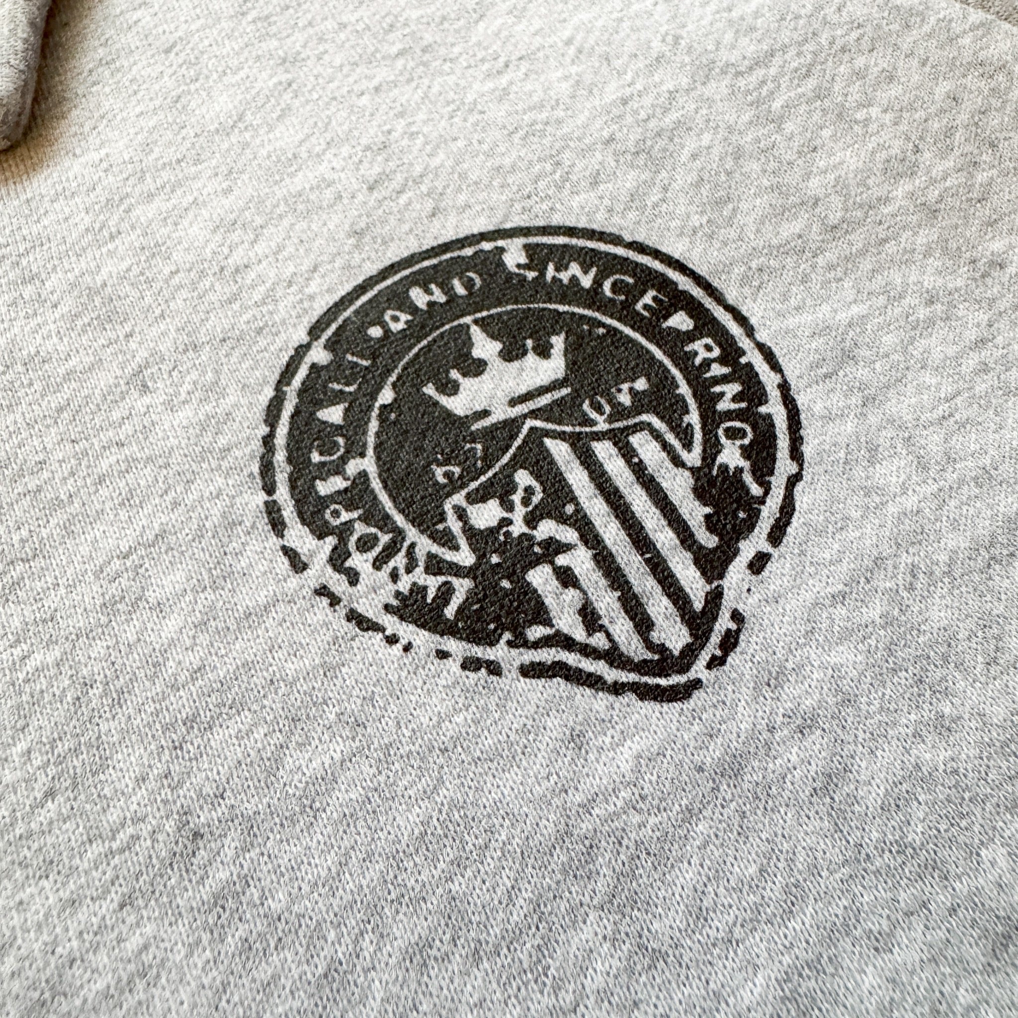 #C447 Mottled Zipper Polo Sweatshirt