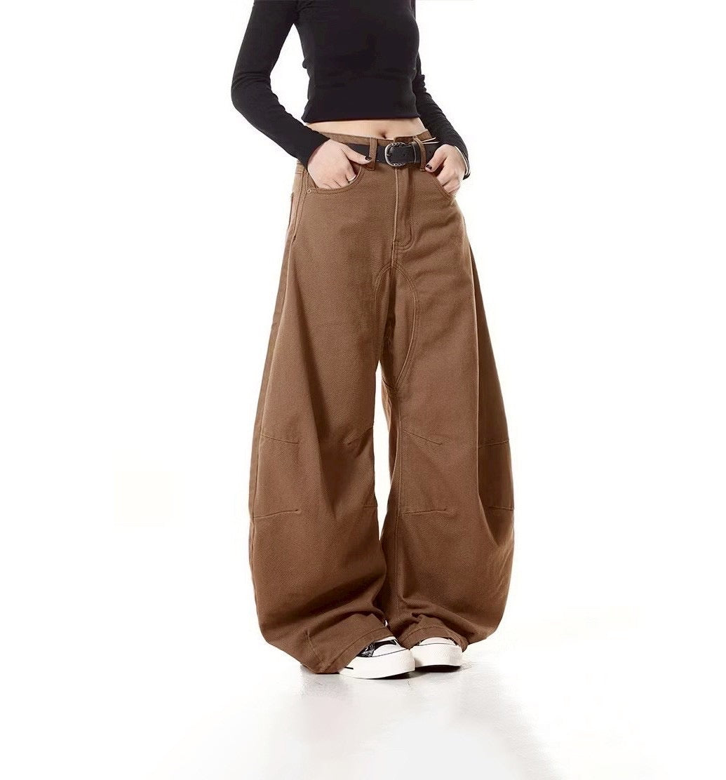 #C417 Cargo Curved Pants