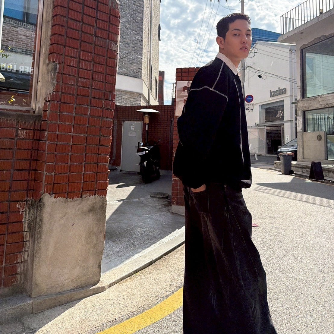 #C245 Cross Studio Calligraphy Sweatshirt