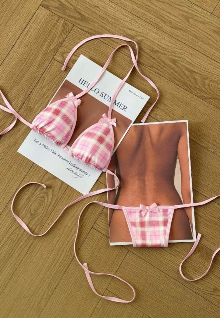 #VNKS10 PINK BONNA BIKINI