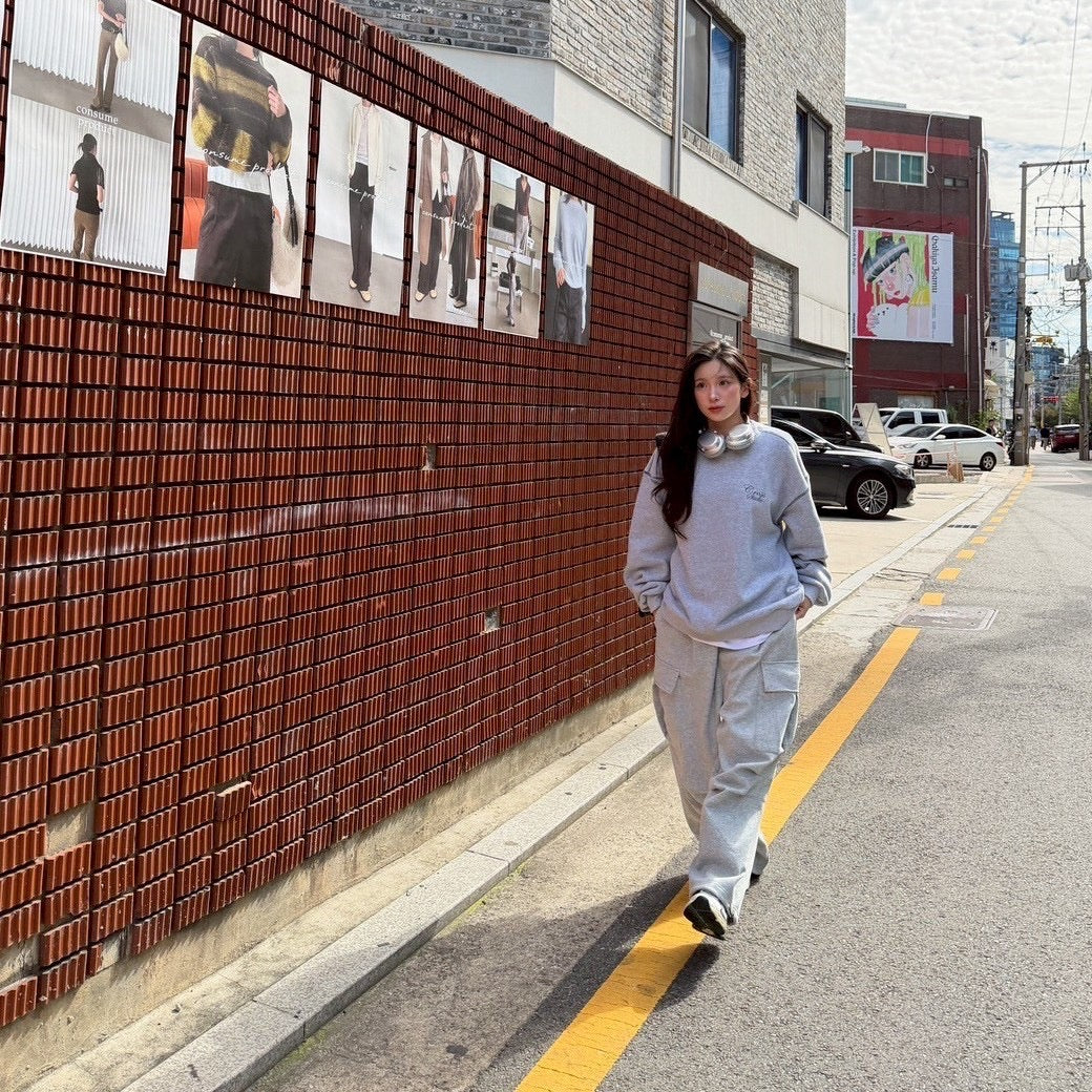 #C245 Cross Studio Calligraphy Sweatshirt