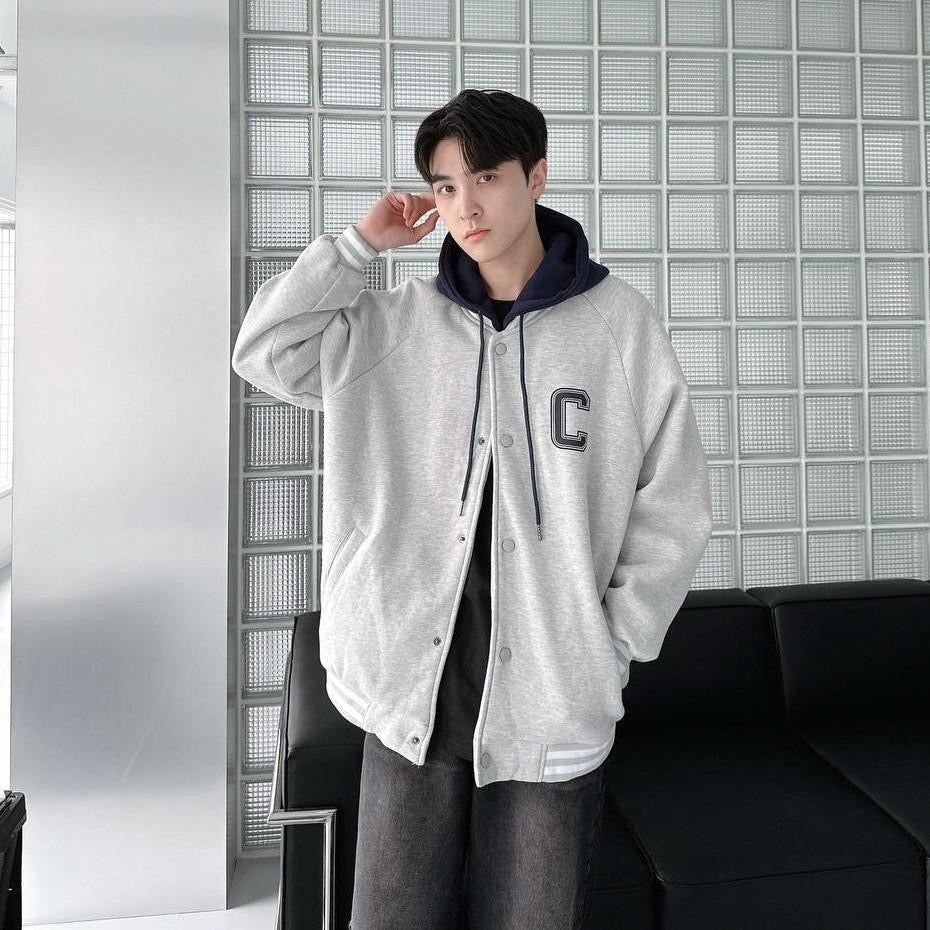 #C437 Letter C Baseball Jacket