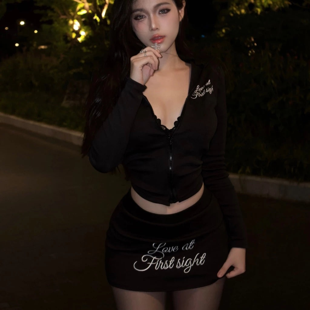 #VNFF04 Love at First Sight Zip-up Top
