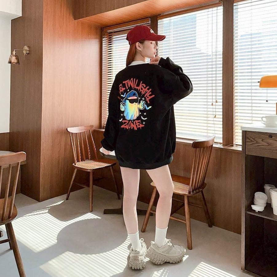 #C420 Twilight Reflective Ghost Sweater