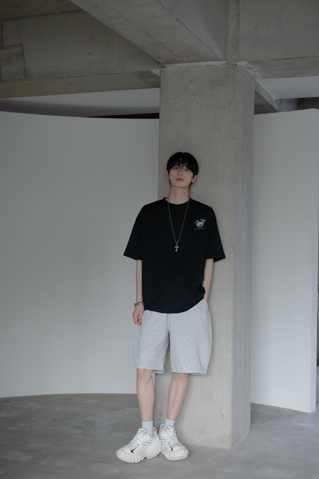 #C482 Cotton Barrel Short Pants