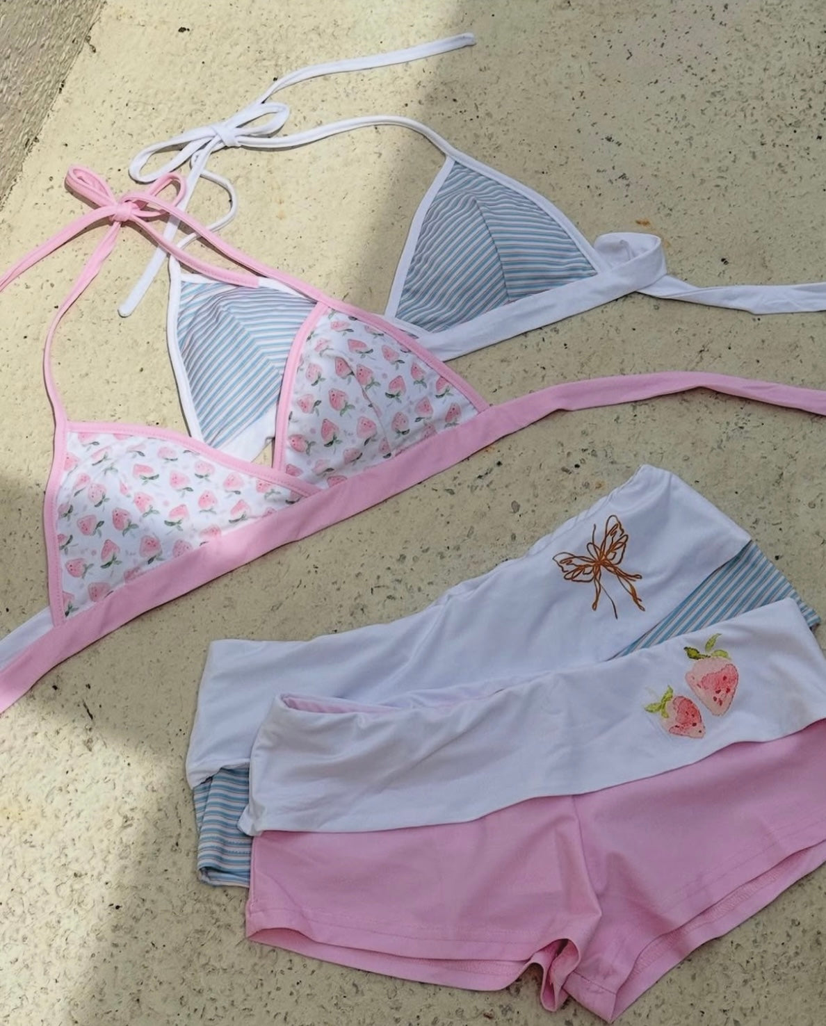 #VNMOLLY09 Sporty Stripe Bikini