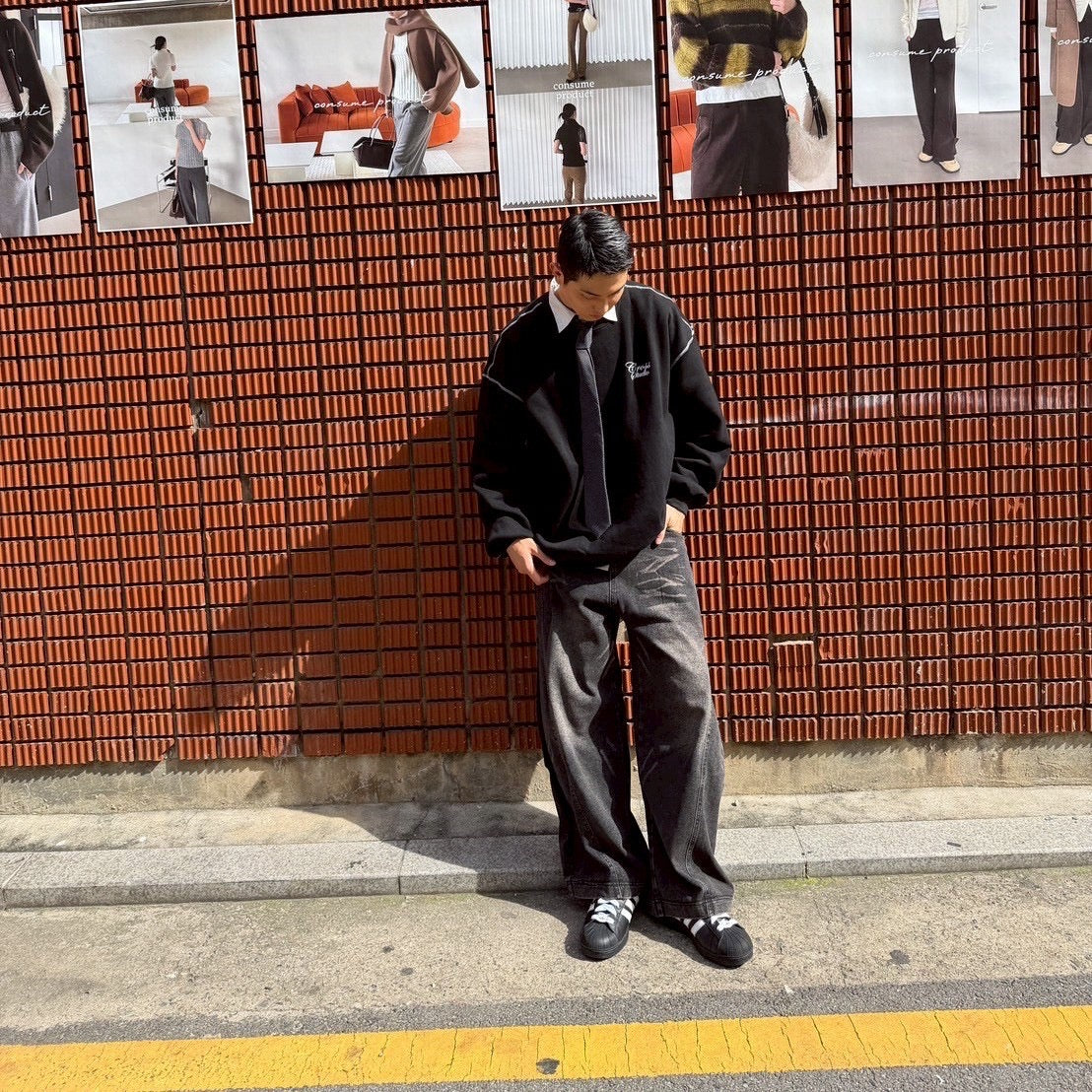 #C245 Cross Studio Calligraphy Sweatshirt