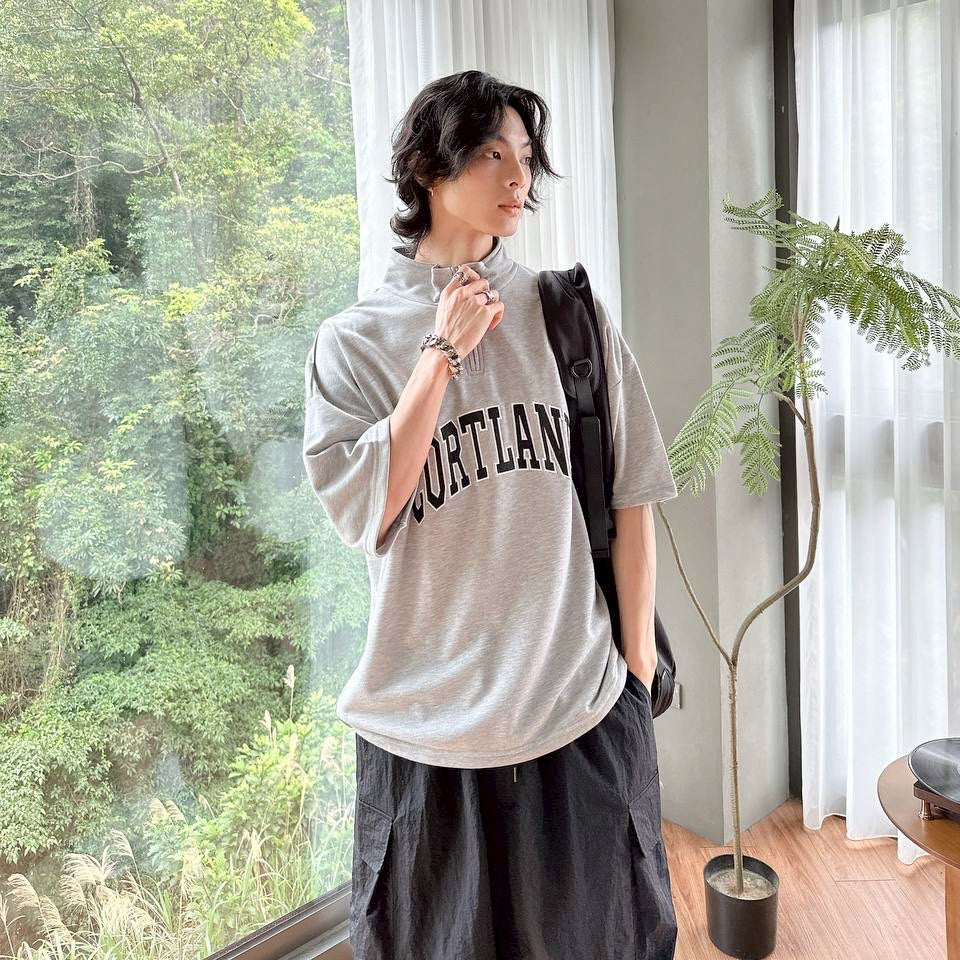 #C516 Courtland Zipper T-shirt