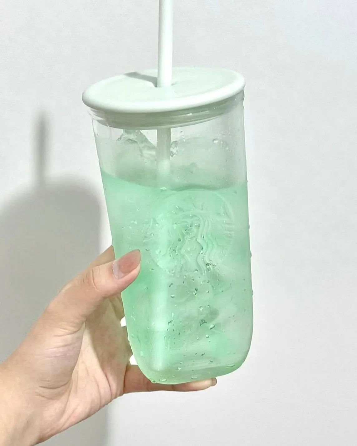 Starbucks 玻璃飲筒杯 473ML