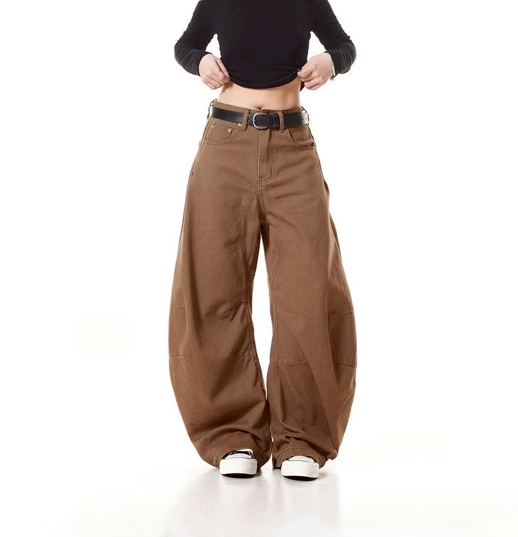 #C417 Cargo Curved Pants