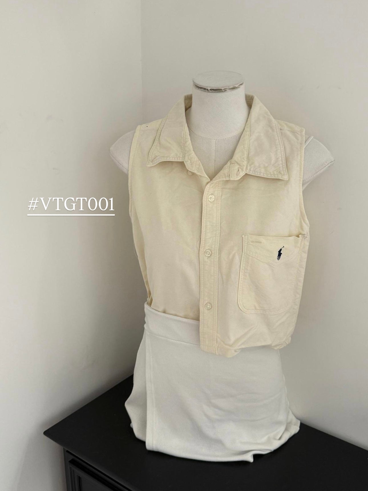 #VTGT Vintage Remake Polo Tank￼