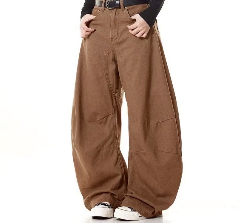 #C417 Cargo Curved Pants