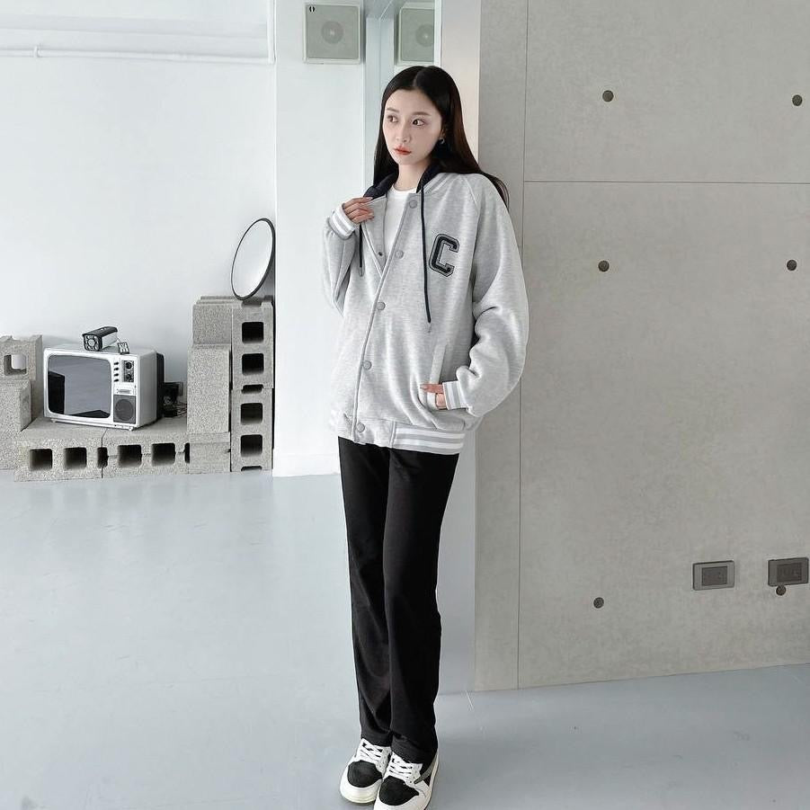 #C437 Letter C Baseball Jacket