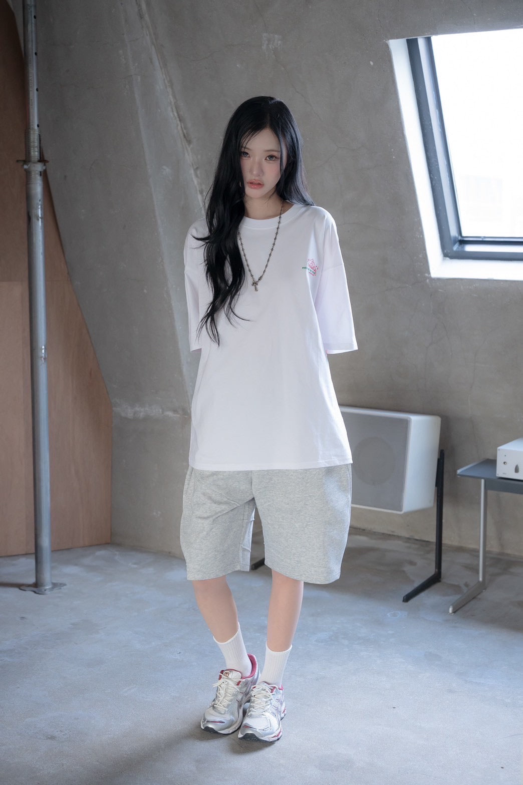#C482 Cotton Barrel Short Pants