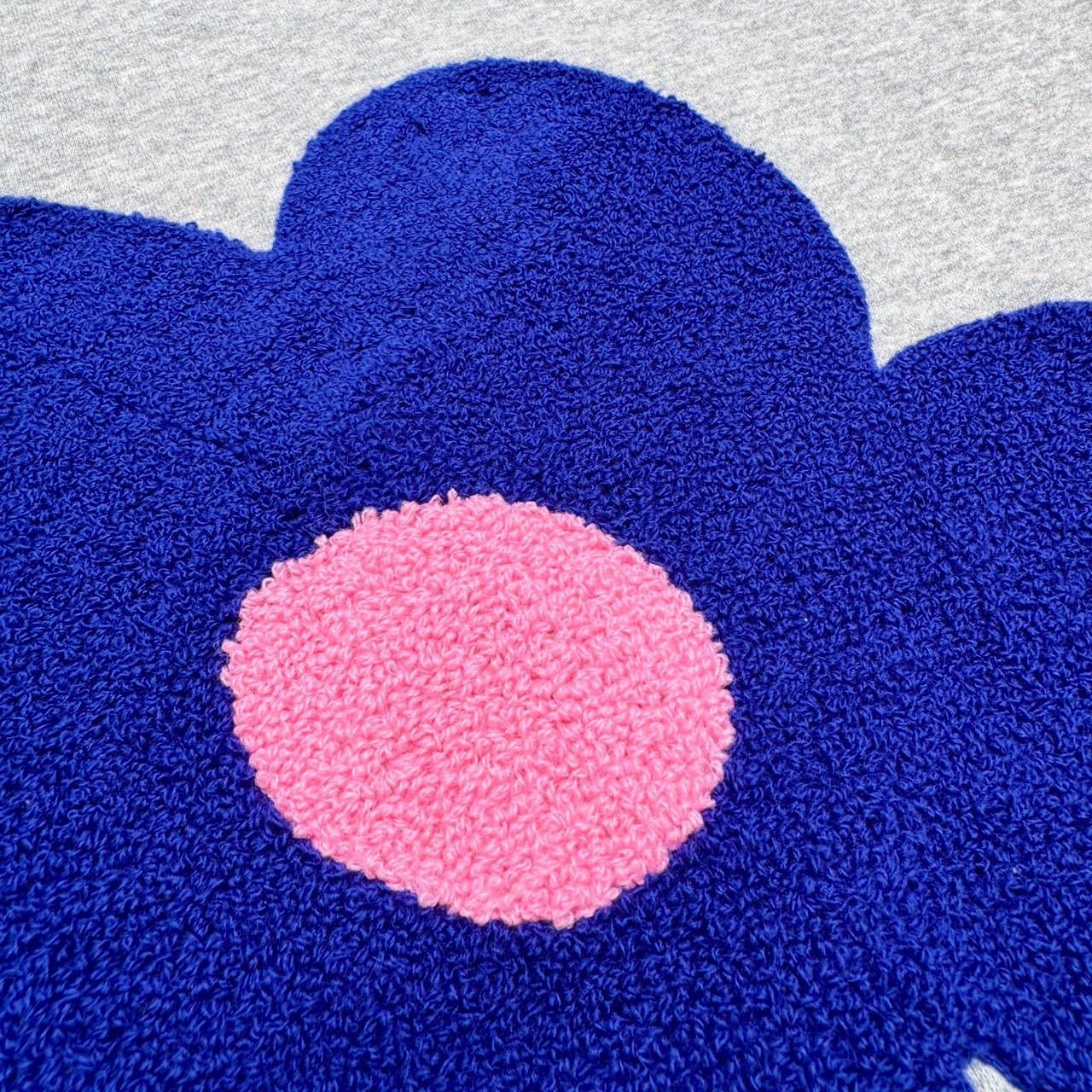 #C441 Towel Embroidery Flower Sweatshirt