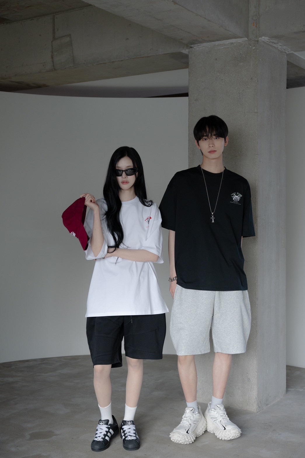 #C482 Cotton Barrel Short Pants