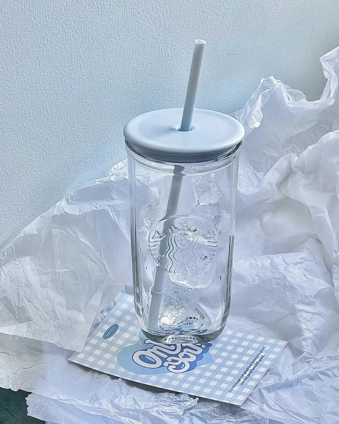 Starbucks 玻璃飲筒杯 473ML