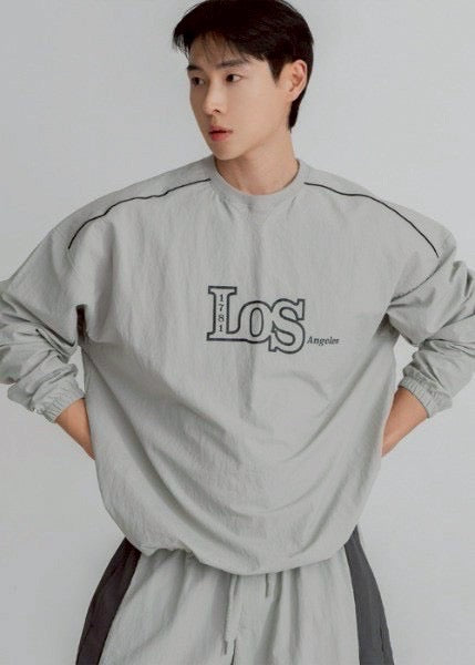 #C418 Los Angeles Topstitch Long Sleeved Tee