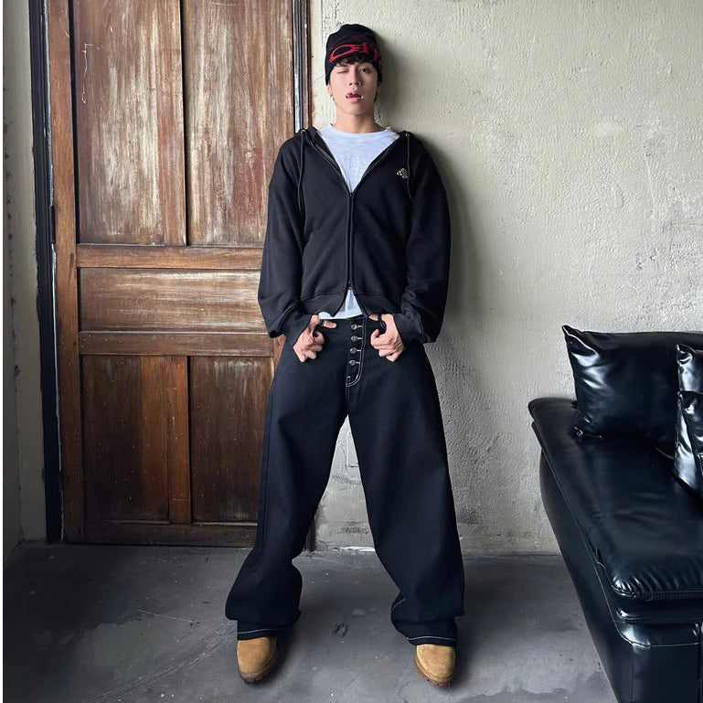 #VNAB18 BASIC LOGO ZIP-UP HOODIE