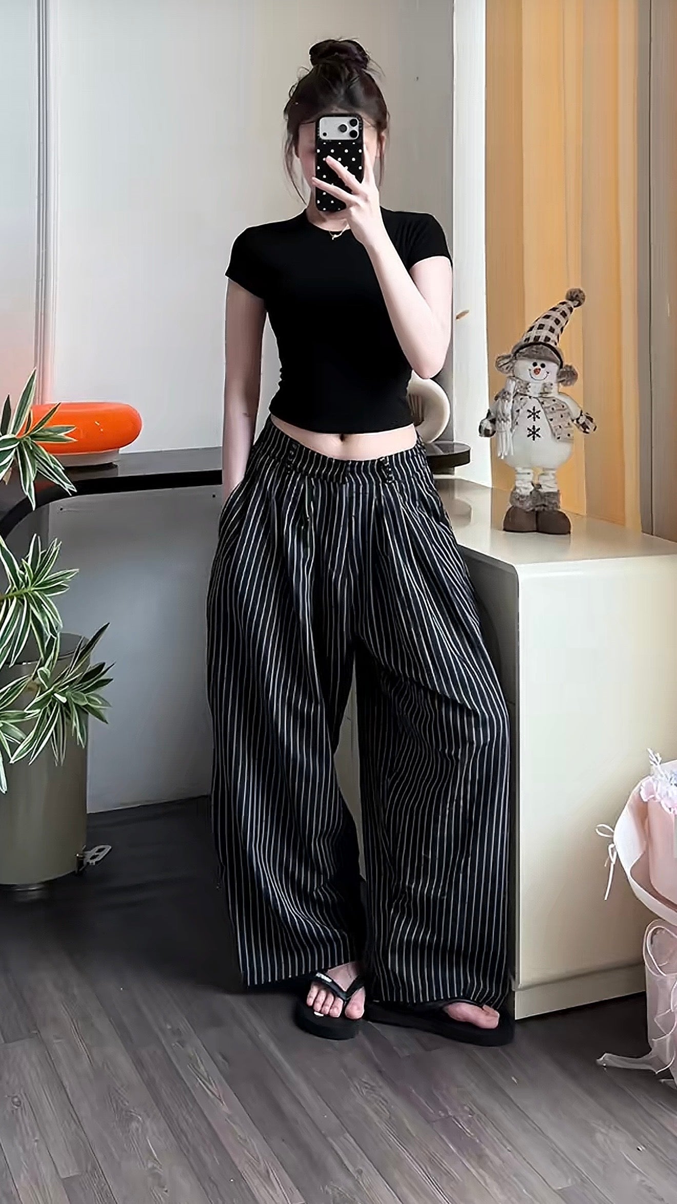 #VNAI01 BASIC COMFORTABLE WIDE PANTS