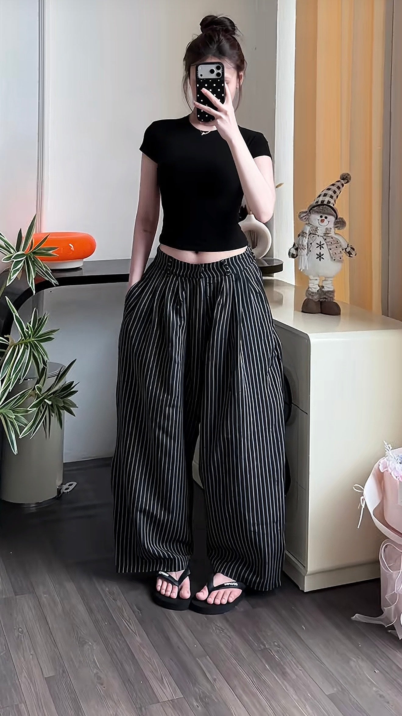 #VNAI01 BASIC COMFORTABLE WIDE PANTS