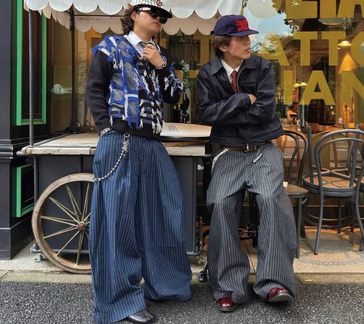 #VNPP01 Push Push Stripes Pants