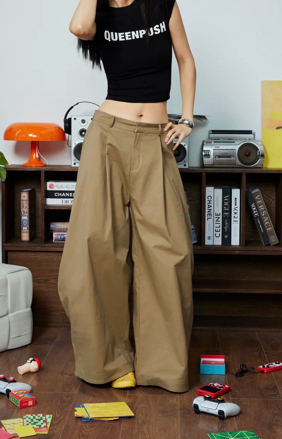 #VNPP02 Push Push KHAKI PANTS