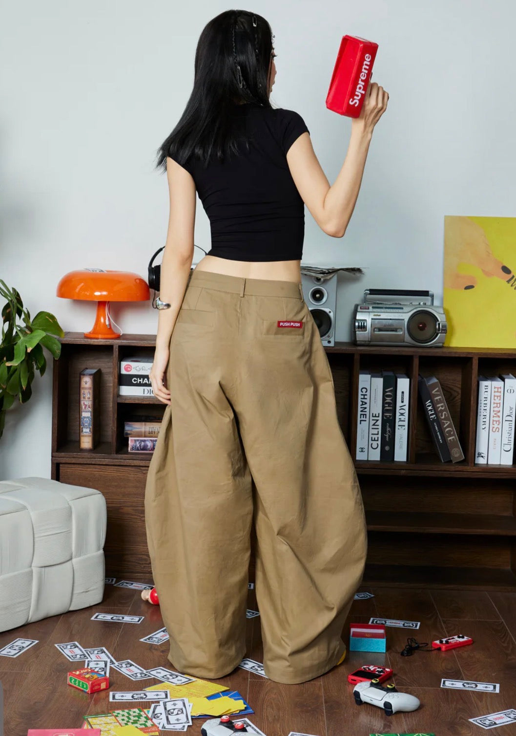 #VNPP02 Push Push KHAKI PANTS