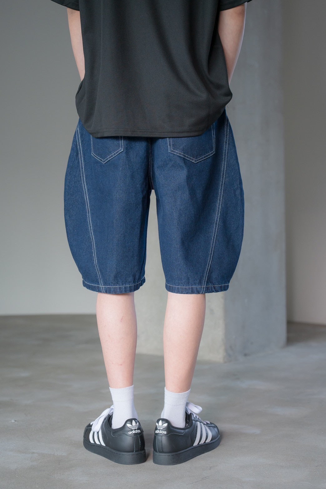 #C528 Denim Casual Pants