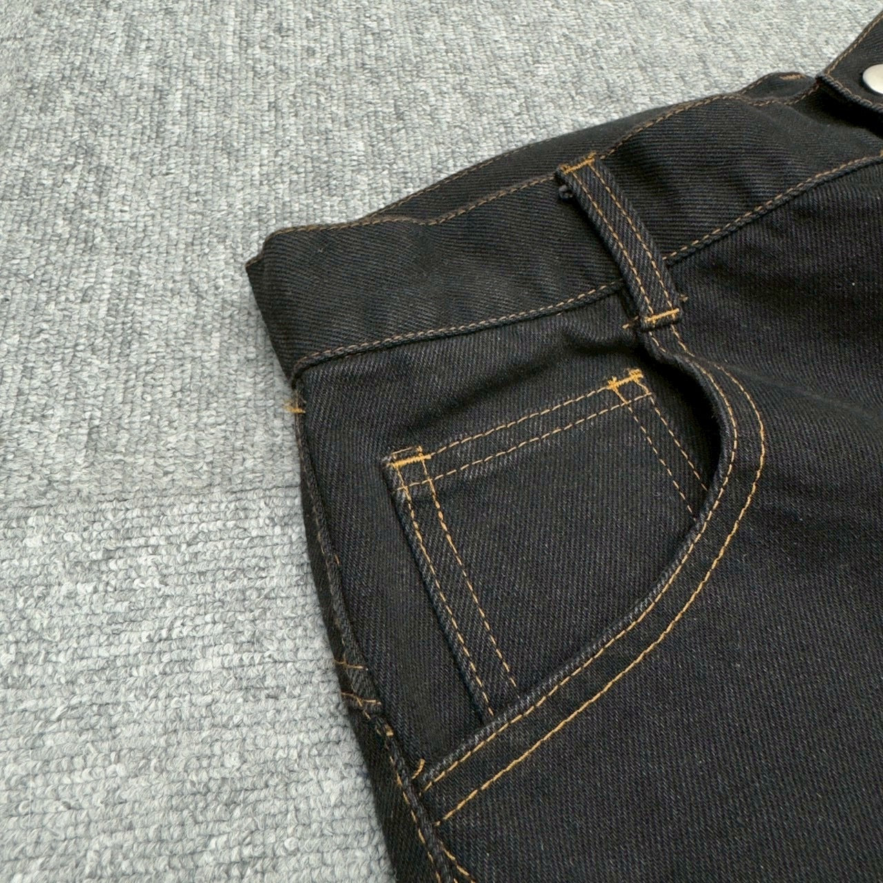 #C528 Denim Casual Pants