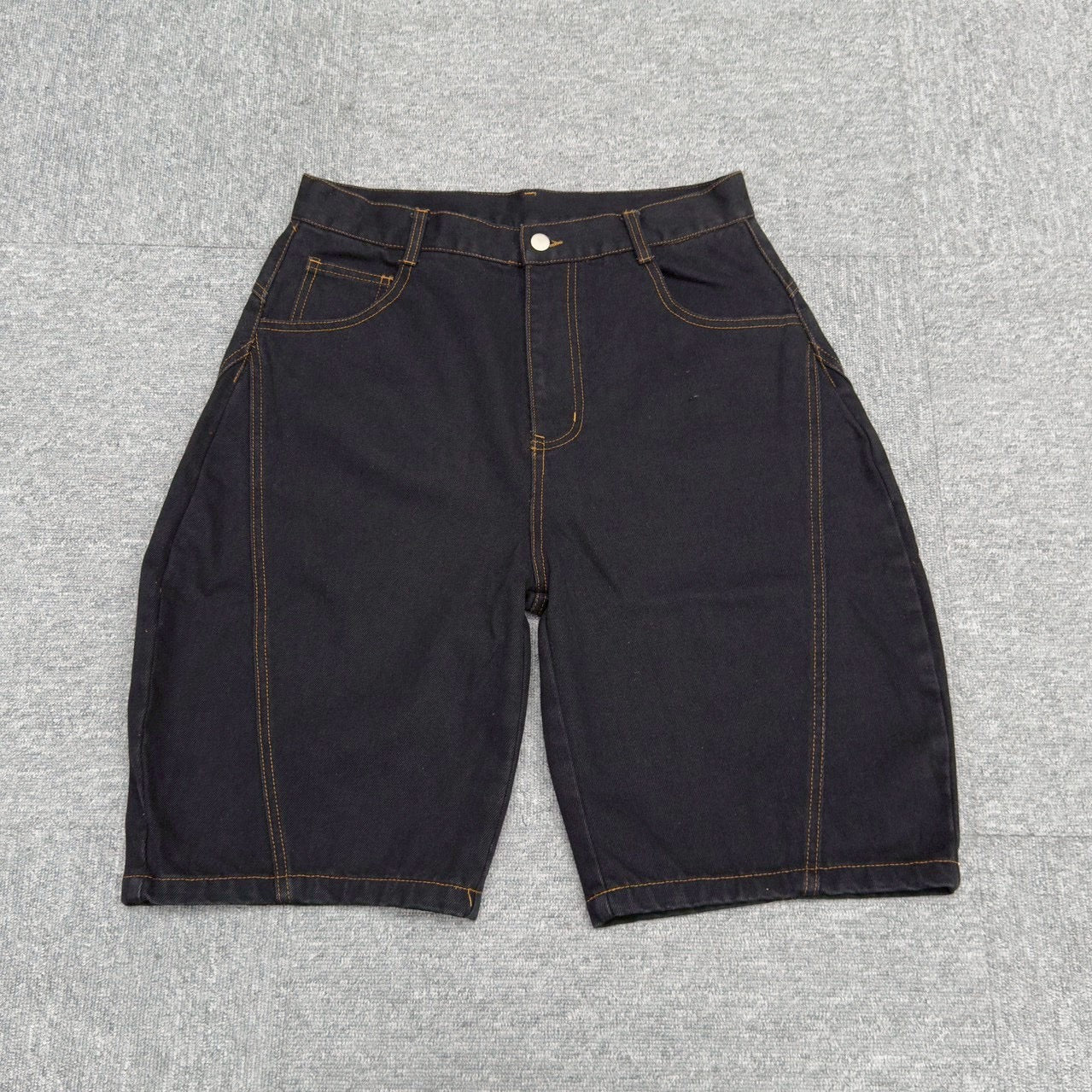 #C528 Denim Casual Pants