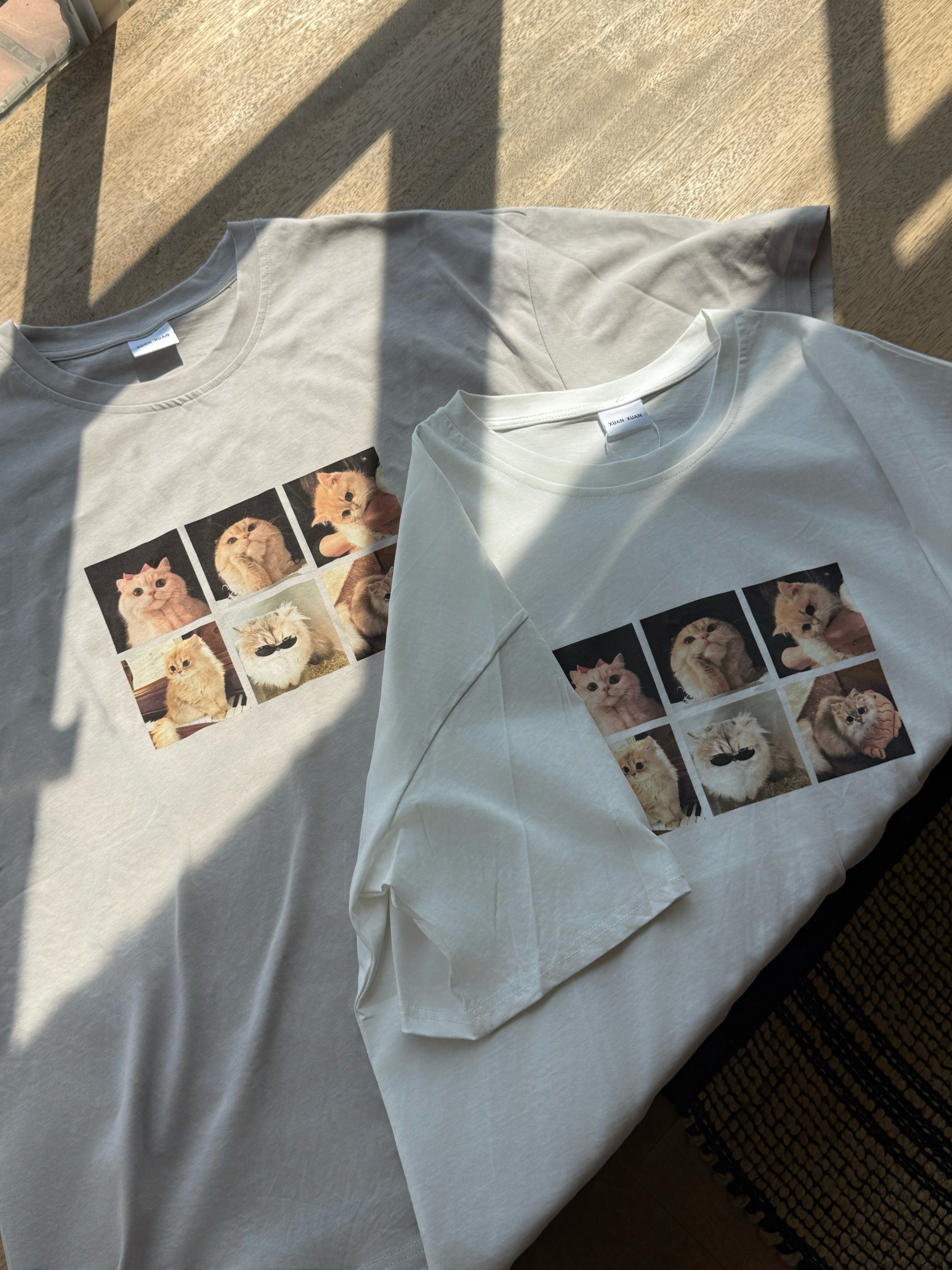 #XX11 Kitten 6 grids T-shirt