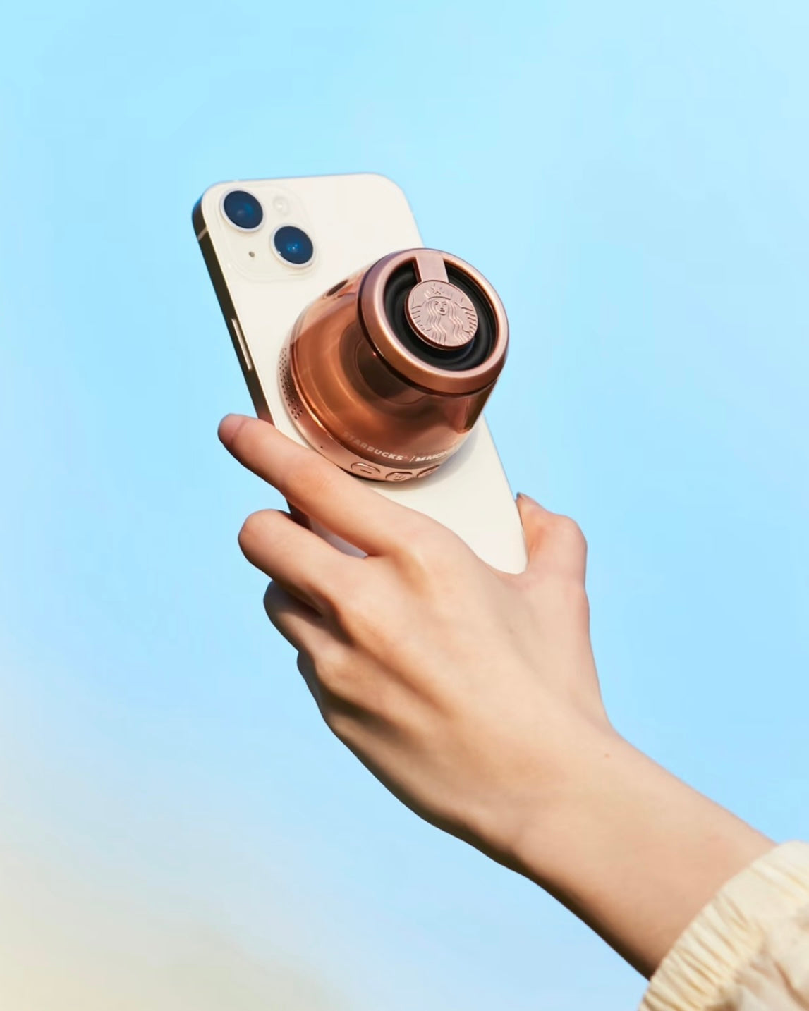 Starbucks X MONSTER 聯名迷你磁吸發光藍芽音響