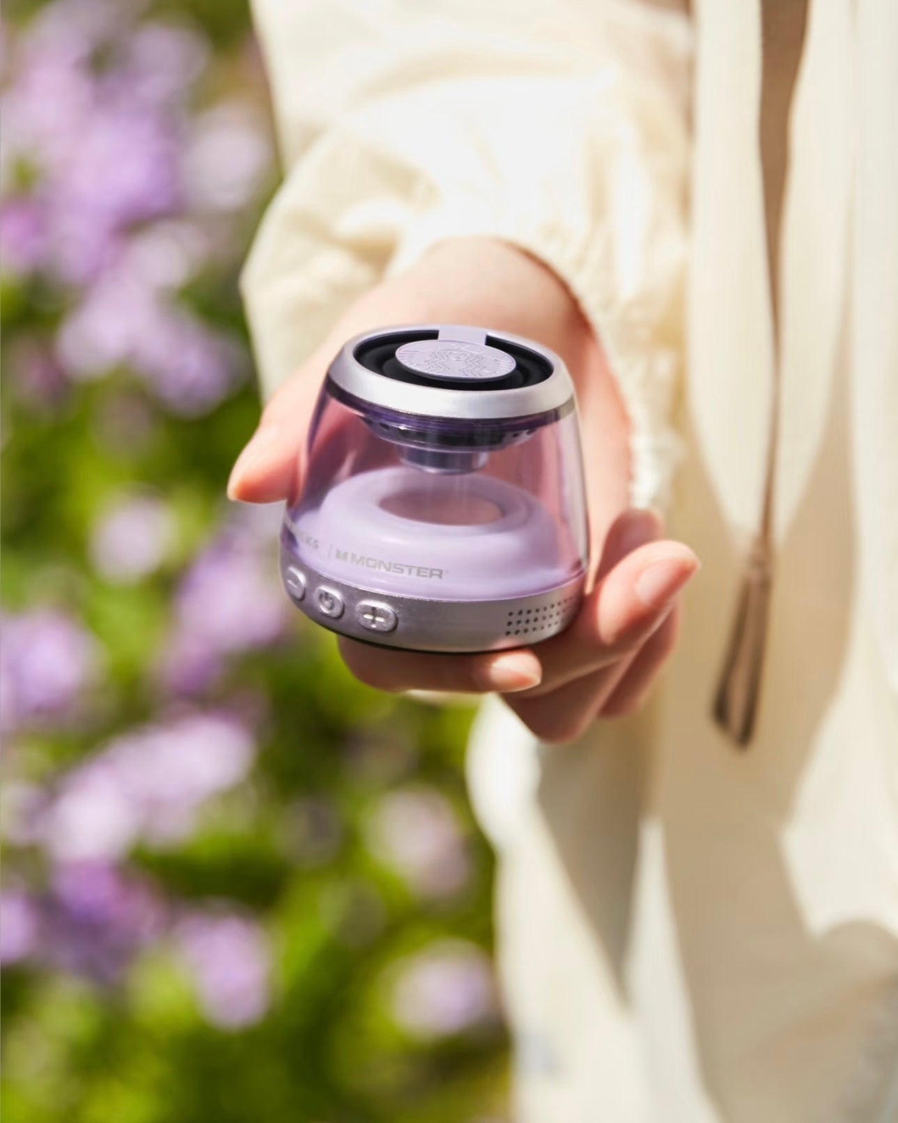 Starbucks X MONSTER 聯名迷你磁吸發光藍芽音響