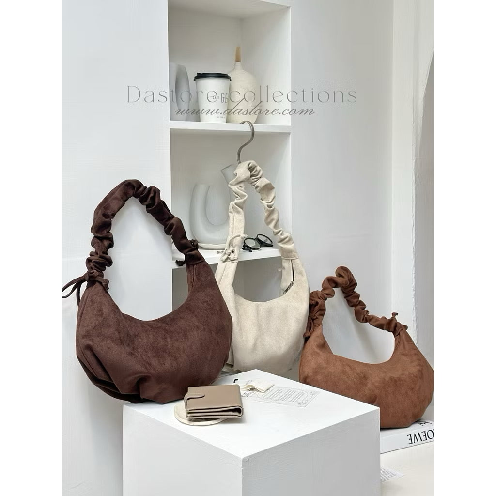 #IS208 Suede Dumpling Bag