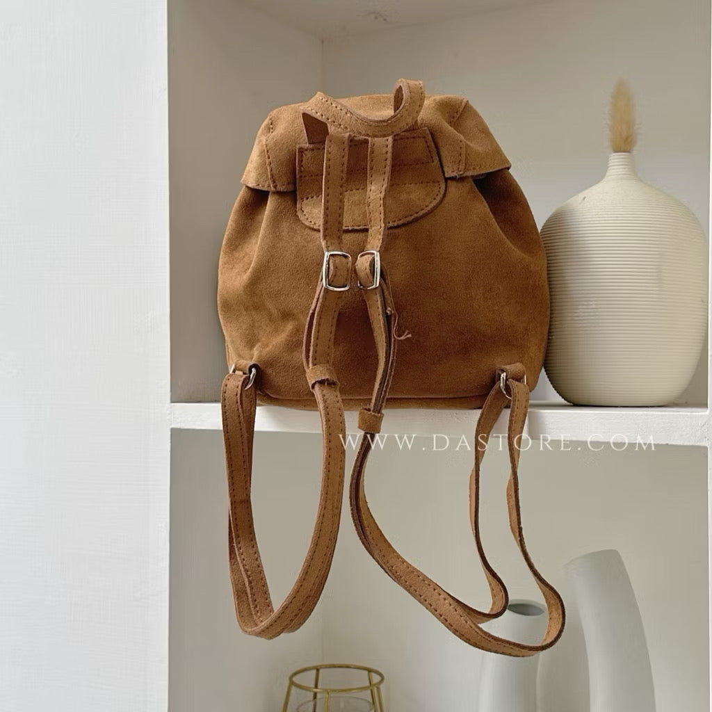 #IS209 Suede Mini Backpack
