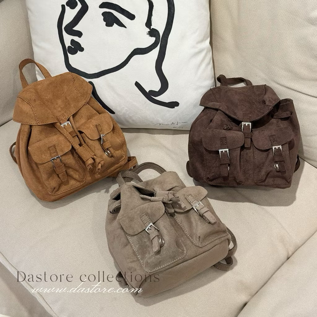 #IS209 Suede Mini Backpack