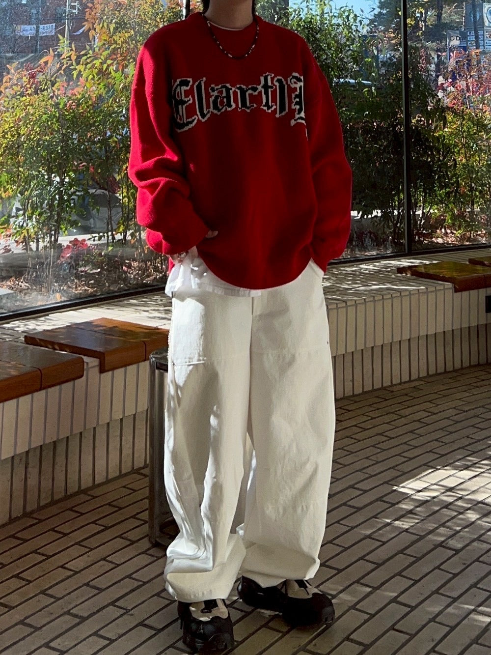 #C402 Winter Red Sweater