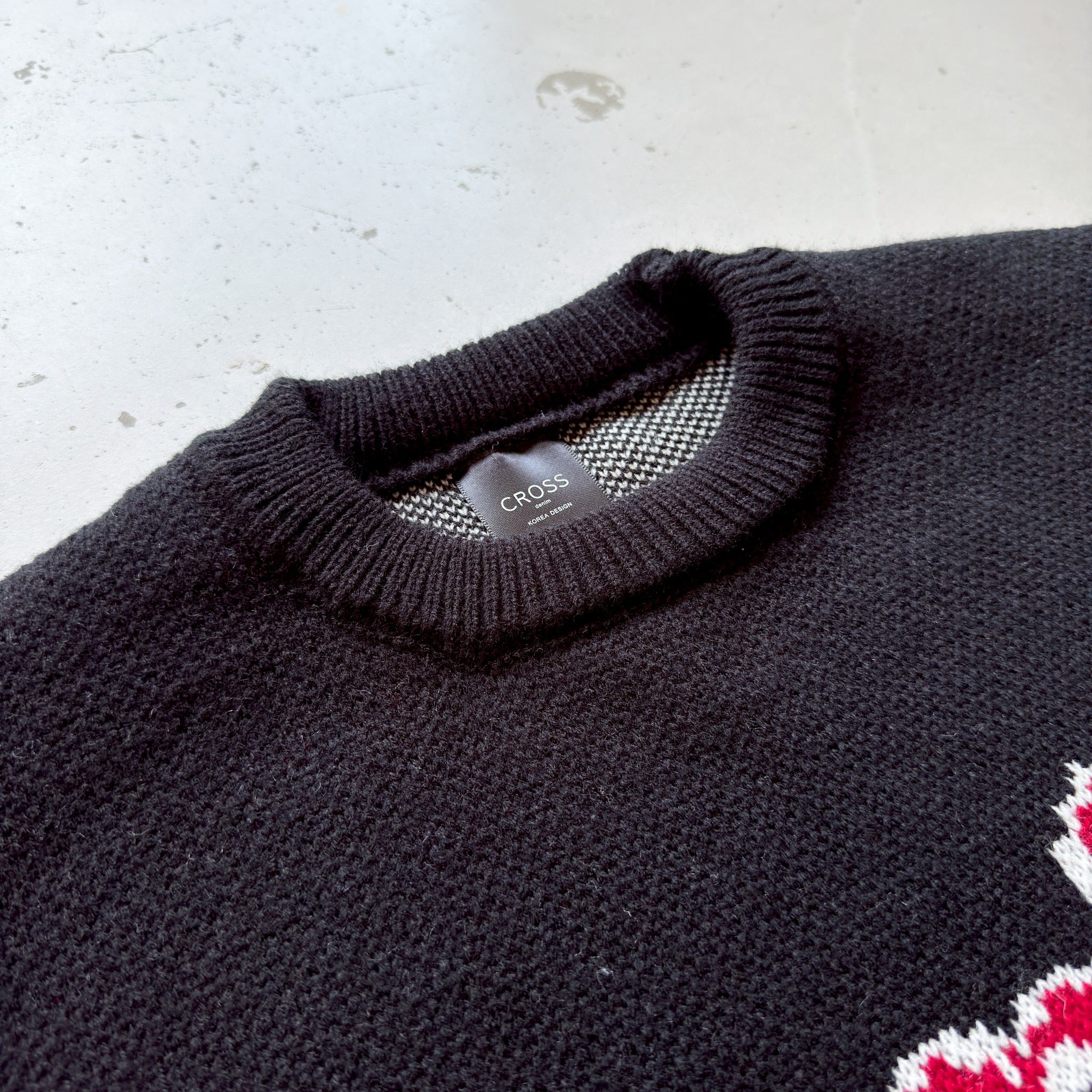 #C402 Winter Red Sweater