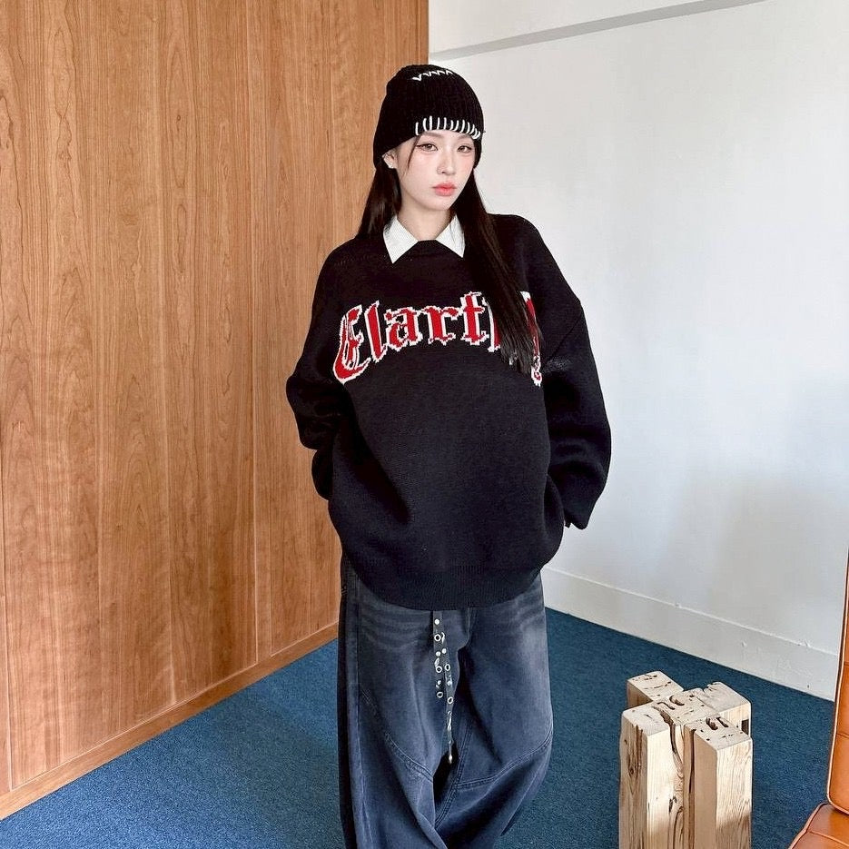 #C402 Winter Red Sweater